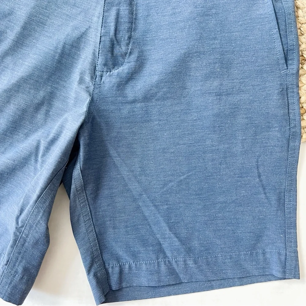 Faherty Blue Flat Front Men Shorts